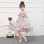 Cô gái mặc quần áo trẻ em Công chúa trẻ em Hàn Quốc mới mặc váy voan trẻ em lớn - Khác quần chục cho bé