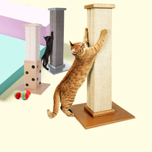 SmartCat Вертикальная кошка захватывающая колонна меча -кик захватывающей когти с шлифовкой без перхоти кошки кошачья доска кошачьи принадлежности