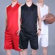 Mùa hè nam size lớn mồ hôi vest quần áo bóng rổ phù hợp với áo thun không tay quần short hai mảnh cộng với chất béo cộng với áo len - Lót