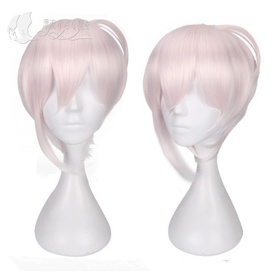 taobao agent Steamed bun home IDOLISH7 nine sky pink anti -short hair cosplay wigs