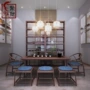 Bàn ghế gỗ nguyên khối mới của Trung Quốc kết hợp bàn trà Zen bàn trà dài bàn trà phòng trà nội thất nhà trà - Bàn / Bàn bàn ghế gỗ