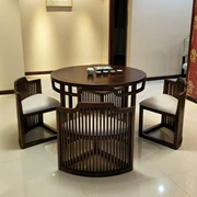 Bàn ghế trà Trung Quốc mới kết hợp bàn cà phê gỗ sồi Trung Quốc hiện đại bàn đàm phán bàn tròn mẫu bàn nội thất phòng tùy chỉnh - Nhà cung cấp đồ nội thất