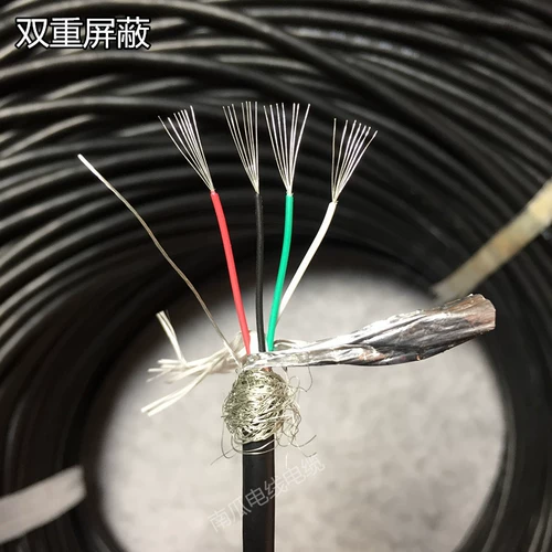 Импортированный кабель 4 -яер 0,1 квадратный двойной экранинг