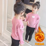 Áo len nữ mùa thu đông 2018 mới của Hàn Quốc thời trang trẻ em quần áo thủy triều Quần áo bé gái nước ngoài đan áo - Áo len thể thao / dòng may