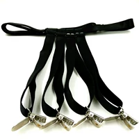 Unisex vòng eo vịt khóa có kích thước lớn điều chỉnh dây đeo garter vớ chống trượt chống trượt clip garter clip đầu gối - Nịt Tất quần tất dây nịt