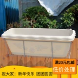 Али ирис Садоводные продукты Железный балкон -стенка с прямоугольным цветочным бассейном