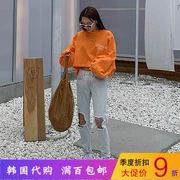 Hàn Quốc Dongdaemun nữ 2019 hè mới Thời trang Hàn Quốc quần jeans lỗ cá tính hoang dã - Quần jean