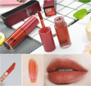 Hàn Quốc BBIA Mousse Lip Glaze Velvet Matte Matte 09 Số 2848 Pumpkin Color Dirty Orange Lipstick Lip Gloss - Son bóng / Liquid Rouge