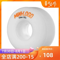 Thương hiệu Mỹ MINILOGO trượt ván trượt bánh xe Trượt ván chuyên nghiệp 53MM 54MM độ cứng 101A trắng - Trượt băng / Trượt / Thể thao mạo hiểm mũ đua xe đạp