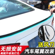 Xe ô tô Renault Kreikaka Binfeng Lang nhập khẩu cao su sợi carbon 3D được sửa đổi từ cánh đuôi áp lực - Xe máy Sopiler