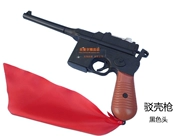 Phiên bản tăng của súng chống đỡ Red Army Eight Road Army Súng lục Hiệu suất súng chống đạn vỏ nhựa súng đồ chơi trẻ em