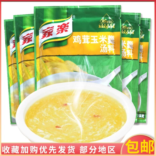 家乐 Куриный кукурузный суп 38 г*5 мешков на завтрак для легкой быстрой