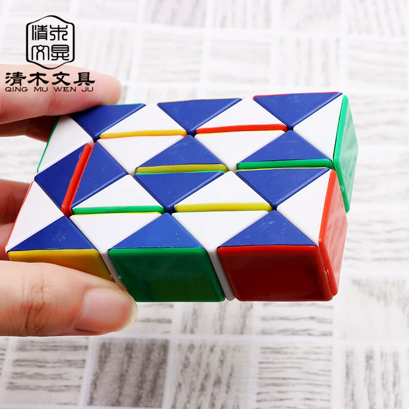 Đồ chơi giáo dục cho trẻ em Đồ chơi ma thuật khối lập phương Rubik 24 thước kẻ ma thuật - Đồ chơi IQ
