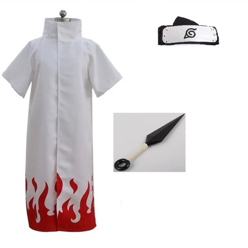 [Наруто Shippuden cosplay плащ 4-го и 6-го Хокаге плащ]