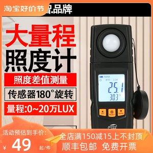 Khuyến mãi đặc biệt Máy đo độ sáng tích hợp kỹ thuật số Biaozhi GM1010 máy đo độ sáng quang kế siêu AR813A