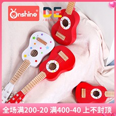 Детская гитара 尤克里里初学者儿童小吉他玩具仿真弹奏女孩男迷你乐器六一节礼物