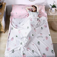 Khách sạn cotton, túi ngủ bẩn, du lịch, khách sạn xách tay, khăn bông đơn, vỏ chăn, một bìa - Túi ngủ túi ngủ trẻ em