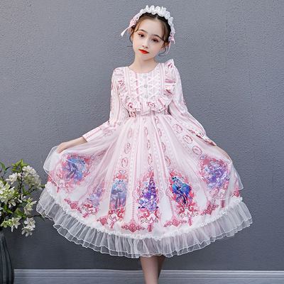 taobao agent Genuine uniform teenage, small princess costume, dress, Lolita style, western style, tulle