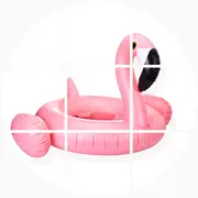 Van Dean 2019 dễ thương cho trẻ em vòng bơi bơm hơi Vòng bơi Flamingo Vòng đệm phao nổi mới - Cao su nổi