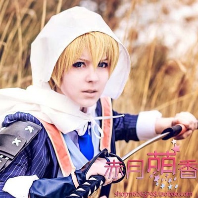 taobao agent Mengxiangjia Sword Dance Mountain Capricorn Short Hair Mixed Golden Spot Free Shipping COSPLAY wig