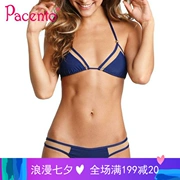 Pacento bikini bikini nữ gợi cảm 2018 thu thập phối cảnh lưới khâu áo tắm chia bikini - Bikinis