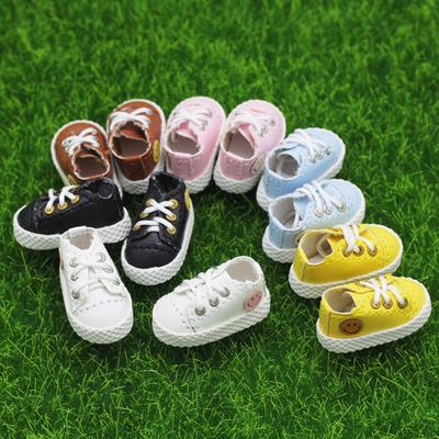 taobao agent 12 points bjd doll ob11 baby shoes smiley shoes leather casual shoes low state daily all-match