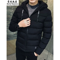 Lei Wei Kaisen cotton nam 2018 mùa đông mới mỏng cotton trùm đầu phù hợp với giới trẻ thời trang Hàn Quốc - Quần áo độn bông thể thao áo khoác lông vũ uniqlo