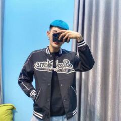 Kwai rabbit jacket, men's summer new Korean fashion lovers baseball suit, fast wear net red collar jacket coat