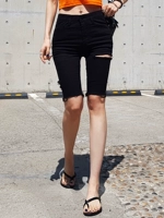 PG Korea mua trang web chính thức trực tiếp ia nữ người mẫu gợi cảm Slim căng lỗ cũ lỗ chân bút chì - Khởi động cắt quần đũi nữ đẹp