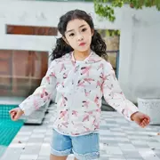 Quần áo chống nắng cho trẻ em 2019 mới nước ngoài không khí ngoài trời cho bé quần áo chống nắng cho bé trai và bé gái siêu mỏng thoáng khí chống muỗi - Quần áo ngoài trời cho trẻ em