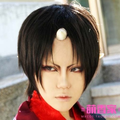 taobao agent Mengxiangjia ghost lamp's cold ghost lamp short hair black cosplay wig