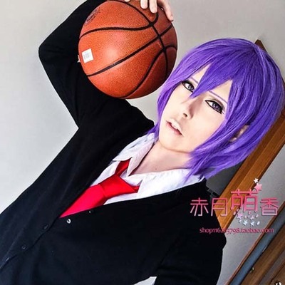 taobao agent Basketball purple wig, cosplay