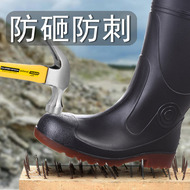 Ủng bảo hộ lao động Golden Oak thương hiệu nổi tiếng Ủng cao su mũi thép chống va đập chống đâm an toàn  Ủng đi mưa công trường