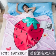 Trung Quốc phong cách cầm tay người lớn đôi du lịch du lịch khách sạn túi ngủ trên tấm bông bẩn - Túi ngủ