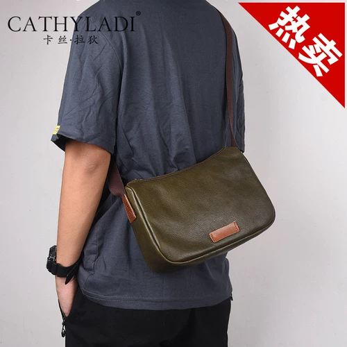 Сумка через плечо, ретро сумка на одно плечо, из натуральной кожи, премиум класс