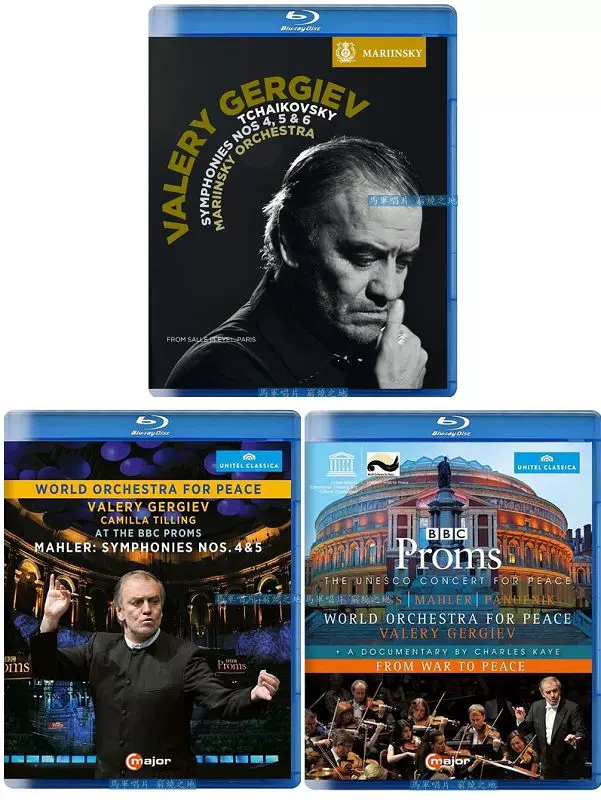 Симфония Чайковского №456 + Симфония Малера №456/Гергиев 3-диск реальный 50G