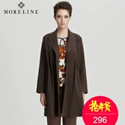Mulan MORELINE áo gió mùa thu khí chất eo dệt áo dài 9690111