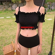 Áo tắm nữ nữ 2019 Hàn Quốc mới bikini bikini gió gió màu sắc bảo thủ che bụng nóng bỏng áo tắm mùa xuân - Bikinis
