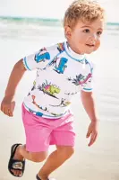 Đặt hàng Anh NEXT Trẻ em Mặc 2020 Mùa hè bé trai Bé trai huỳnh quang In hình áo tắm chống nắng - Đồ bơi trẻ em