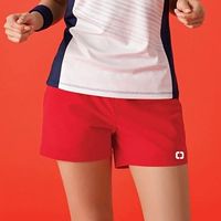 Дышащая быстросохнущая красная форма для бадминтона, летние шорты подходит для мужчин и женщин для пин-понга, теннисные волейбольные штаны, для бега