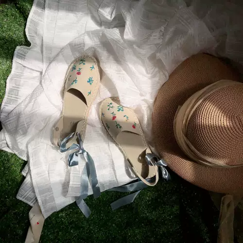 Летний свежий ремень, туфли, делается под заказ, простой и элегантный дизайн, с вышивкой