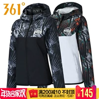 Áo khoác thể thao nữ chính hãng 361 độ 2018 mùa thu mới áo khoác khô nhanh khô áo khoác nữ 561819651 áo khoác gió trẻ em