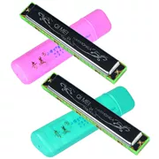 Chimei Harmonica 24 lỗ C giai điệu hòa tấu cho người mới bắt đầu giới thiệu cho học sinh hòa âm thực hành đồ chơi trẻ em hòa âm không độc hại - Đồ chơi nhạc cụ cho trẻ em