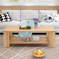 Bàn cà phê đơn giản hiện đại phòng khách lưu trữ đồ nội thất đơn giản bàn cà phê đôi bằng gỗ nhỏ bàn cà phê nhỏ căn hộ bàn nhỏ - Đồ nội thất thiết kế ghế sofa giường kéo
