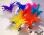 Đồ chơi con thoi lông nhung trẻ em đồ chơi bóng Lông tự nhiên 6 lông vũ màu - Các môn thể thao cầu lông / Diabolo / dân gian