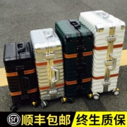 SGG khung nhôm xe đẩy trường hợp 26 nam phổ bánh xe vali lớn 24 nữ nội trú vali 29 hộp da