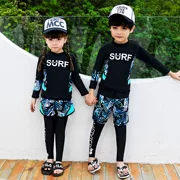 Đồ bơi trẻ em 2019 bé trai và bé gái lớn bé quần dài tay chia tay chống nắng không thấm nước phù hợp với mẹ snorkeling - Bộ đồ bơi của Kid