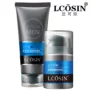 Lan Kexin Men Facial Cleanser Set Kem dưỡng ẩm cho da mặt Facial Control Oil Control Acne Men Face Oil combo chăm sóc da mặt cho nam