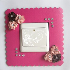 Декор для выключателя Новая кожа кассеты