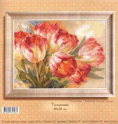 Cầu vồng thêu Quảng trường chính hãng DMC cross stitch từ phù hợp với mảnh Alisa 2-29 hoa tulip - Bộ dụng cụ thêu